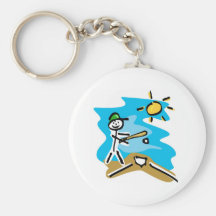baseball & softball keychain