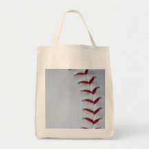 Baseball Stitches Canvas Bag