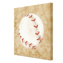Baseball Stretched Canvas Prints