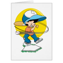 Baseball Strike Three! Greeting Card
