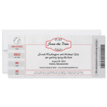 Baseball Ticket Save the Date
