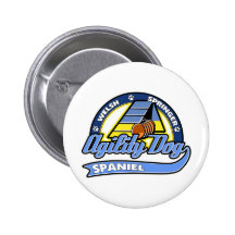 Baseball Welsh Springer Spaniel Agility Buttons