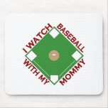 Baseball with Mommy Mousepad