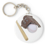 BaseballAndGlove062509 Key Chains