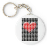 Baseballs and Heart Keychains