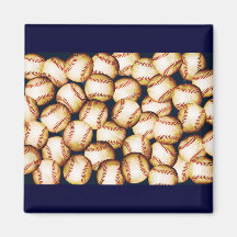 BASEBALLS FRIDGE MAGNETS