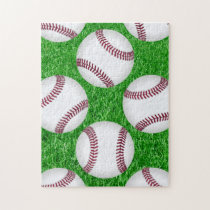Baseballs On Lawn puzzles
