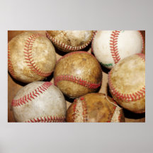Baseballs Poster