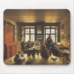 Basel Family Concert by Gutzwiller, Victorian Art Mouse Pad