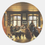 Basel Family Concert by Gutzwiller, Victorian Art Stickers