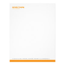 Baseline Panel Orange Letterhead