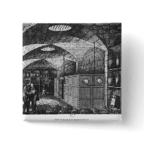 Basement of the Bank of France in Paris, 1897 Button