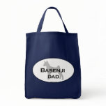 Basenji Dad Canvas Bags