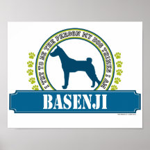 Basenji Poster