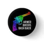 Bash Back button (rainbow pistol)