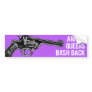 Bash Back sticker (purple) Bumper Stickers