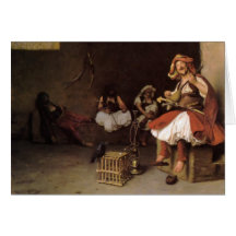 "Bashi-Bazouk Singing" by Jean Leon Gerome Card