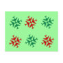 Basic Airplane Snowflake Post Cards