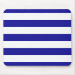 Basic Blue and White Stripes Mousepads