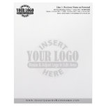 Basic Business Letterhead with WATERMARK