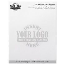 Basic Business Letterhead with WATERMARK