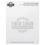Basic Business Letterhead with WATERMARK