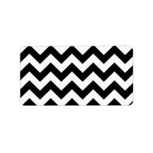 Basic Chevron Pattern Address Label