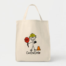 Basic Construction Tshirts and Gifts Canvas Bags