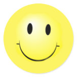 Basic Happy Face on Stickers
