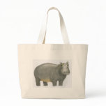 Basic Hippo Tote Bag