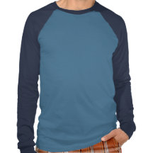 Basic Long Sleeve Raglan Steel Blue with Navy