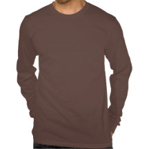 Basic Men's AA FJ Long Sleeve T-Shirt Brown