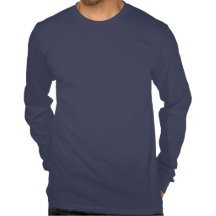 Basic Men's AA FJ Long Sleeve T-Shirt Navy