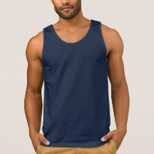 Basic Men's Ultra Cotton Tank Top Navy