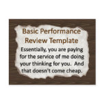 Basic Performance Review