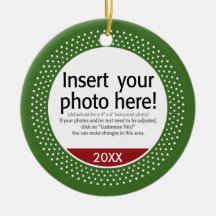 Basic Photo Frame For Christmas Christmas Ornament