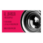 Basic Photography Business Card (Rose Petal)