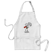 Basic Stick Figure Carpenter Tshirts and Gifts Apron