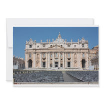 Basilica di San Pietro, Vatican City, Rome, Italy Personalized Invitations