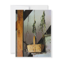 Basket and Drying Herbs