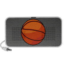 Basket-ball de regard de fibre de carbone haut-parleur iPod