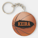Basket-ball grunge de Keira Keychain/porte-clés