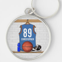 Basket-ball personnalisé Jersey (RES) Porte-clef