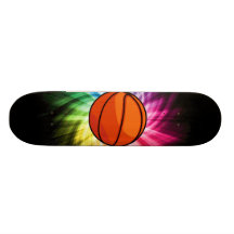 Basket-ball ; Sport ; arc-en-ciel Skateboards Cutomisables