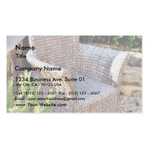 Basket Chair Furniture Business Card Templates