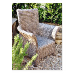 Basket Chair Furniture Postcards