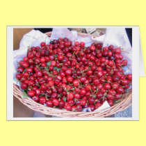 Basket of Cherries cards