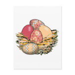 Basket of Colourful Easter Eggs 09 Post Card