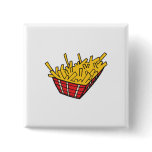 basket of french fries pinback buttons