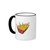 basket of french fries mug